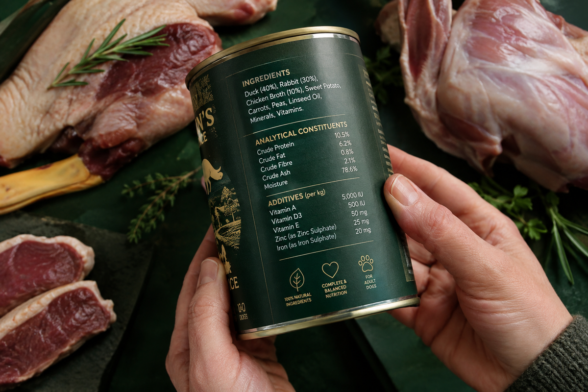 How to read a pet food label - Nobili Nutrition guide