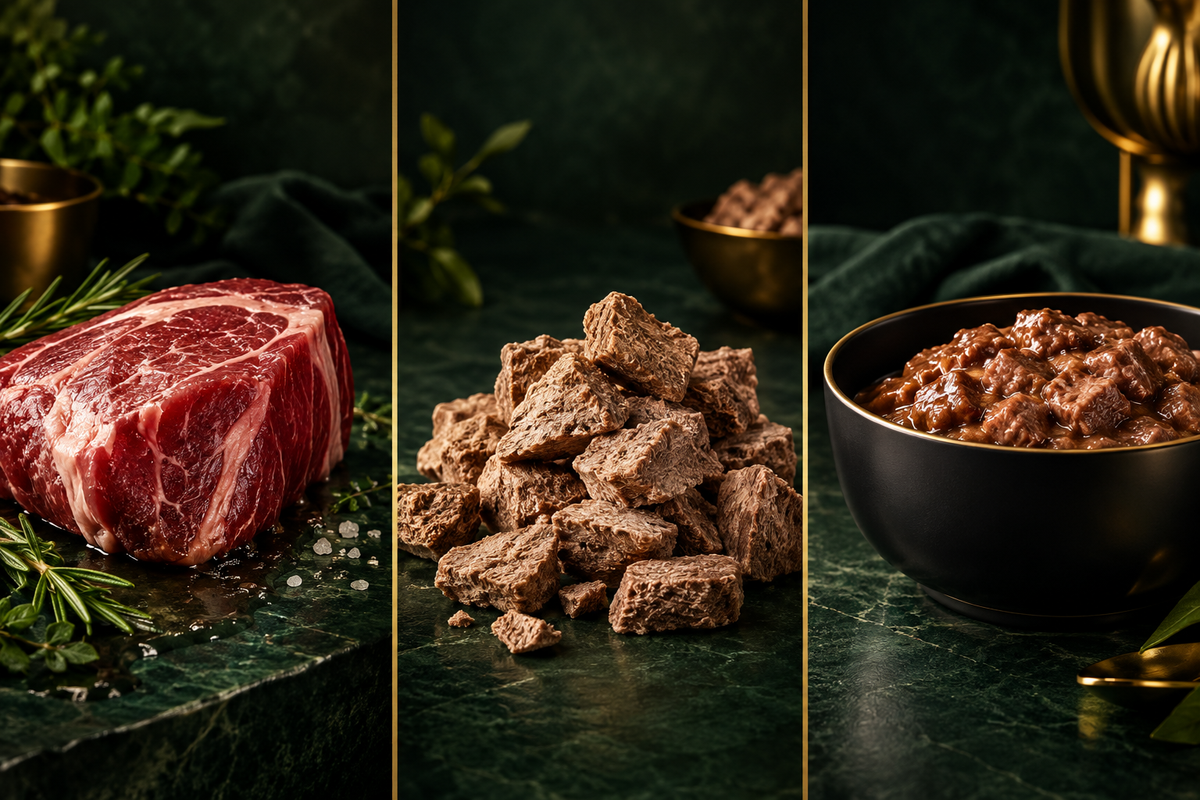 Raw Feeding vs Freeze-Dried vs Wet Food: Which Is Best for Your Pet?