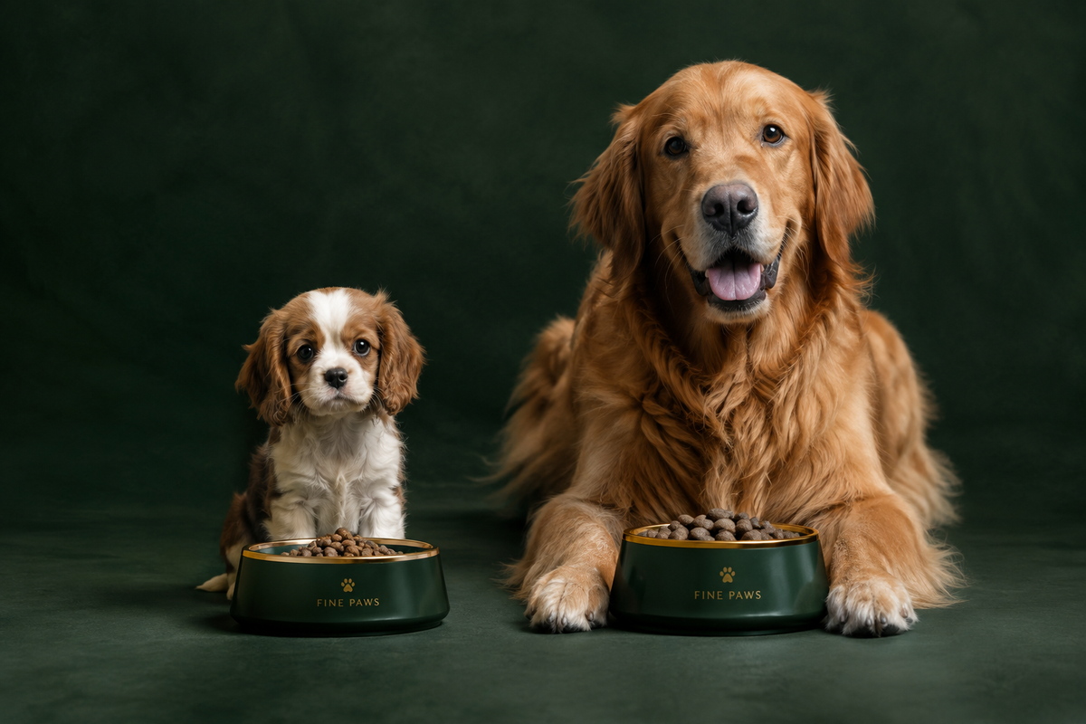 Small breed vs large breed dog food comparison - Nobili Nutrition