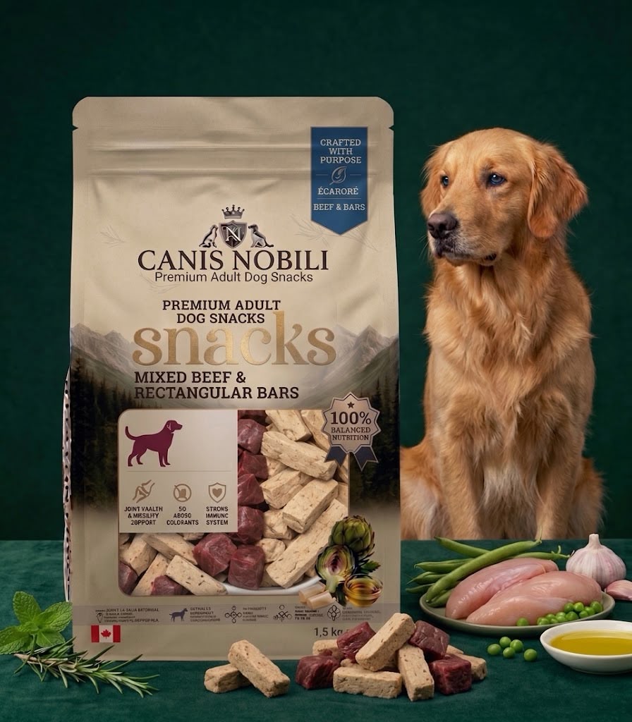 CANIS Nobili freeze-dried beef liver snacks for dogs, natural single-ingredient dog treats