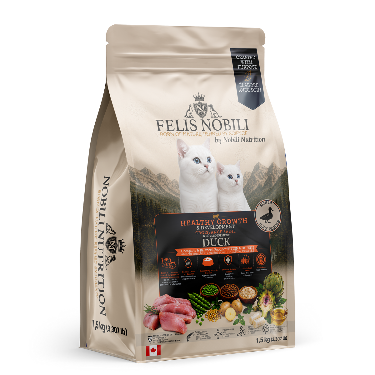 FELIS Nobili - Yavru Kediler ve Anne Kediler için Sağlıklı Büyüme ve Gelişim