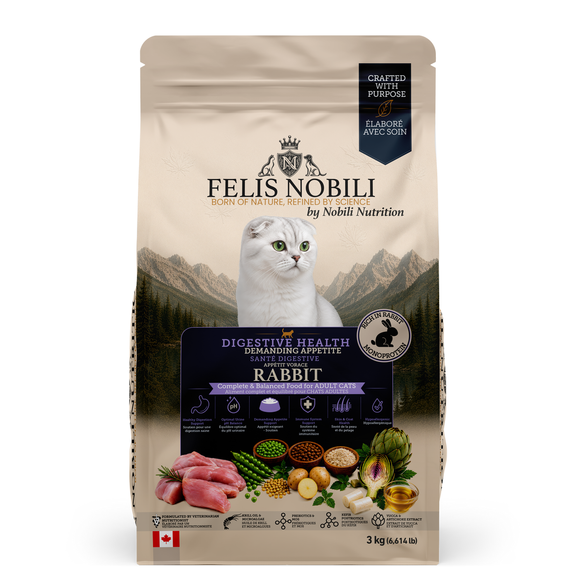 FELIS Nobili -Digestive Health & Demanding Appetite for Adult Cats
