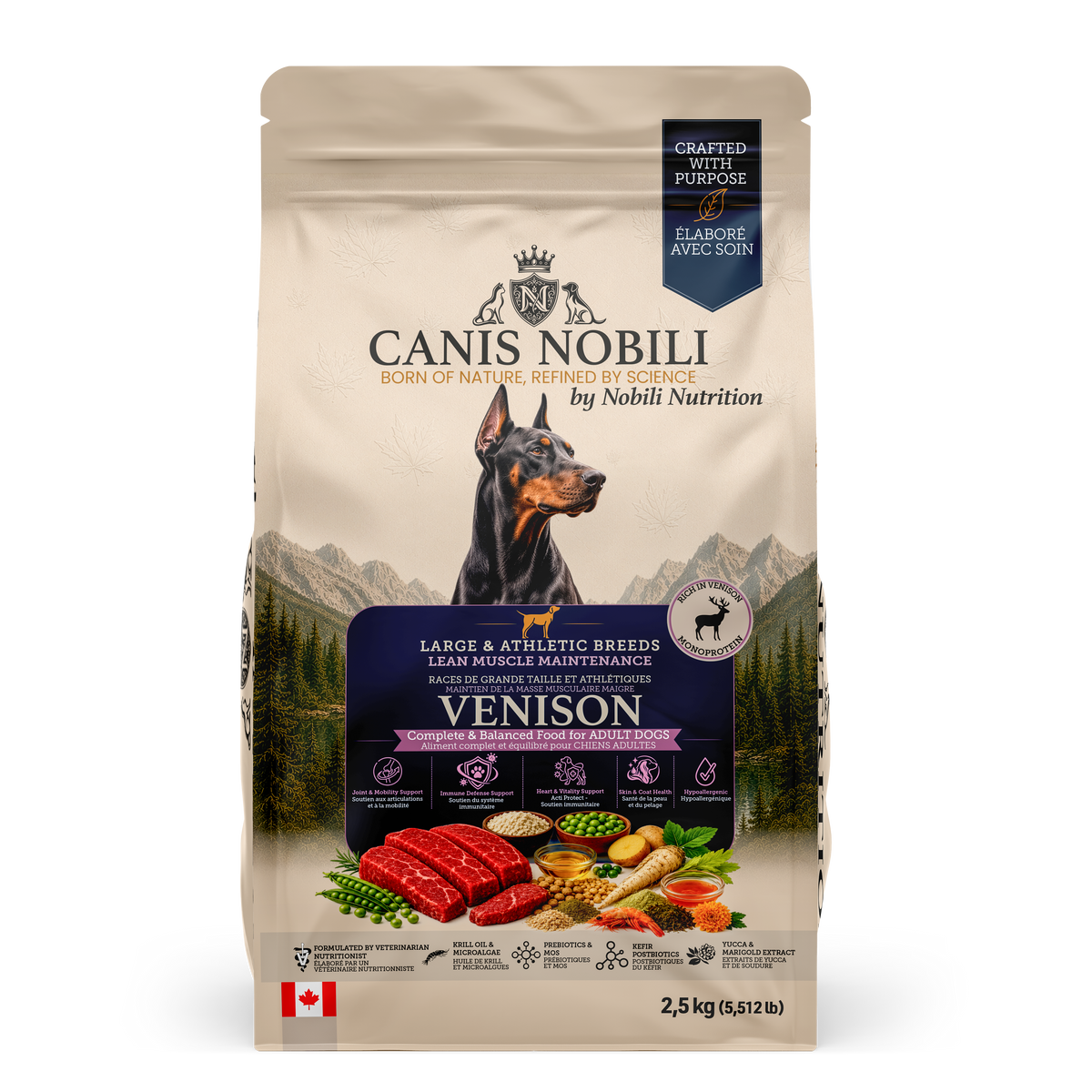 CANIS Nobili  - Lean Muscle Maintenance for Adult Dogs-Large & Athletic Breeds