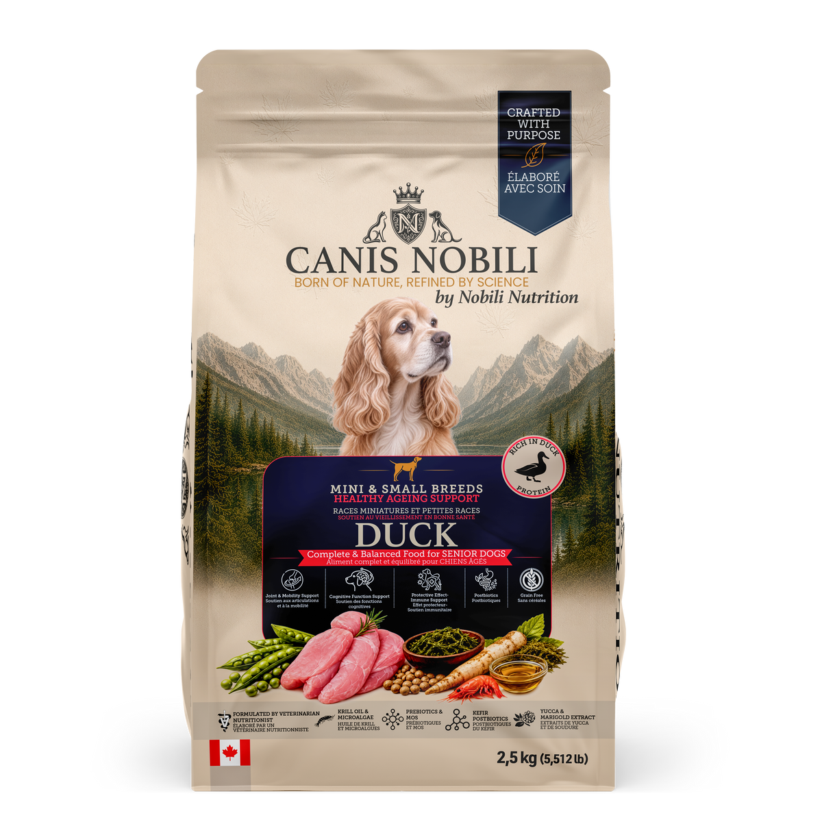 CANIS Nobili  - Healthy Ageing Support for Senior Dogs-Mini & Small Breeds